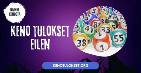 Kenon tulokset ja oikeat numerot tänään